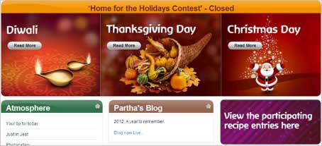 'Home for the Holidays contest'- Closed 'Home for the Holidays contest'- Closed