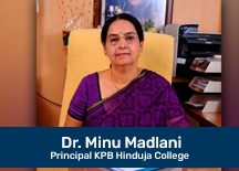 Dr. Minu Madlani,Principal KPB Hinduja College